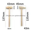 Other Kitchen Dining Bar Mini Wooden Hammer Wood Mallets For Seafood Lobster Crab Shell Leather Crafts Jewelry Craft Dollhouse Pl Dhx15