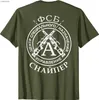 T-shirts voor heren Rusland FSB SPETSNAZ Alpha Group Sniper T-shirt. Zomer katoen korte mouw o-neck heren t-shirt nieuw S-3XL