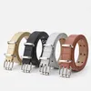 Gürtel Loch Metall Schnalle Punk Stil Allgleiches PU Leder Gürtel Casual Zubehör Koreanische Taille Strap Weibliche Dünne Bund