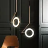 Lâmpadas pendentes Lâmpada LED Minimalista moderno para o restaurante Bedroom BAR Bar Creative Home Decoration Light Hanging Light