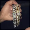 Kedjor Hip Hop Bling Gold Armband Iced Out Miami Cuban Link Diamond Armband Jewelry Drop Delivery Dhrsp Jamm