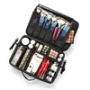 Cosmetische tassen Cases Dames upgraden cosmetische tas hoogwaardige professionele schoonheidsmake -up organisator bolso mujer grote capaciteit reisborstel make -up doos 230519