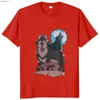 Herren T-Shirts Hunters Wolf Owl House T-Shirt American Fantasy TV Animation Series T-Shirt 100% Baumwolle EU-Größe Tops Tee