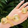 Серьги по ожерелью устанавливают Siscathy Дубай Саудовская Аравия Благородное кольцо для женщин для женщин Свадебная обруча