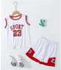 Yaz Yeni 2pcs Giyim Seti Toddler Boy Kızlar Spor Formaları Giysileri Büyük Çocuk Basketbol Üniforması Büyük Boy Bebek Çocuk Kızlar Ucuz Set