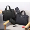 Porte-documents Double Couches Hommes En Cuir Mallette D'affaires Casual Homme Sac À Bandoulière Messenger Sac Mâle Ordinateurs Portables Sacs À Main Hommes Sacs De Voyage 230520