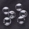 Perles 100 pièces 1040mm Transparent clair boule de verre creux à la main en verre soufflé Globe perles rondes orbes à bulles pour la fabrication de bijoux