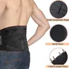 Waist Support Unisex Exercise For Men 4 Steel Plates Belt Adjustable Lumbar Brace Lower Back Big Size XXXL