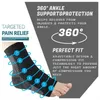 Sports Ankle Brace Compression Sleeve Plantar Fasciitis Socks for Women Men Ankle Support Pain Relief Socks Foot Anti-Fatigue Compression Sport Running Yoga Socks