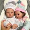 Dolls أنهى Reborn Doll Meadow Full Silicone Vinyl Born Toy For Kids Gifts Boneca RenaScida Brinquedo Bebe Para Crianas Menina 230520