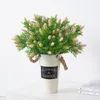 Dekorativa blommor 1 st Berry Fruit Branch Artificial For Wedding Decor Plastic Fake Plant Flower Xmas Wall Decoration