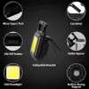 New Car COB LED Work Light Super Bright USB Charging Flashlight Strong Magnetic Strobe Lamp Camping Emergency Light Car Accessori