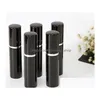 Garrafas de embalagem 500pcs REFILL BARRAÇÃO DE COLA BLAT BLACK 5ML Mini portátil reabastecível por atomizador Spray vazio recipientes de cosméticos Deli DHJTO