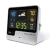 실내 및 실외 온도, 실내 습도, 하이퍼 로컬 예측, 달력이있는 Acurite Intelli-Time Alarm Clock Weather Station