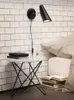 Duvar lambası modern ayarlanabilir ışık nordic ev dekoru led okuma aydınlatma yatak odası/çalışma oturma odası uzun kol