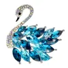 Cindy Xiang Rhinestone Swan broszki dla kobiet zwierzęcy pin elegancka akcesoria ślubne biżuteria Wysoka jakość