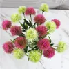 26cm ipek karahindiba çiçekler buketler dekoratif yapay çiçekler parti için yeşili yeşil dekoratif plastik sahte çiçek lt460