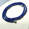 Bangle Afeganistão Azul Natural Lapis Lazuli Elipse Pedra Pulseira Facetada Grânulos Gem Stone Pulseiras para Mulheres Homens Presentes Jóias