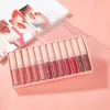 Lip Gloss Pieces Lips Makeup Matte Liquid Lasting Lipstick Set Moisturizer Waterproof Lipgloss Kits Make Up CosmeticsLip