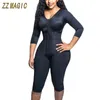 Talia brzucha shaper Fajas Colombianas Mujer Full Body Suppression Compression Shrink TALIST z wbudowanym biustonoszem po chirurgii po op. 230519