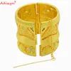 Bangles Adixyn Luxury Indian Bangle for Women Gold Color Cuff Armband Etiopiska arabiska bröllopsfest Brudgåvor N04284