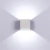 Lâmpada de parede LED LEITO DE INTERIOR AO ANTERAÇÃO 6W 12W LUZES DE JARDIM