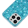 Luxury Plating Sparkle Vogue Phone Case for iPhone 14 13 12 11 Pro Max XR XS 7 8 Plus SE2 SE3 Durable Slim Full Protective Soft Bumper Glitter Leather Back Cover Anti-fall