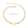 Braccialetti con croce a forma di cuore animale in acciaio inossidabile dorato per gioielli da donna Bracciale con ciondolo a forma di elefante Femme Regalo di nozze Drop Delivery Dh5Dk