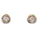 Drehmomente 2022 Marke Reine Sterling Schmuck Dreifarbige Surround Einzelnen Diamant Halskette Ohrring Set Highend Anpassung