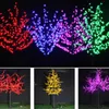 Buiten binnenplaats Decoratie verlichting LED Boompromplampen Iron Cherry Blossom High Simulation Tree Lights