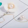 Earrings CHUHAN 18K Gold Freshwater Pearl Ear line Women Earrings Fashionable exquisite ear line Summer Beach Party Jewelry Accessories