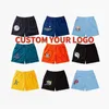 2023 Rhude Designer Men Shorts Summer Fashion Beach Pants High Quality Double Layer Sublimation Plain 100 Polyester Street Wear Sets 5 Inch Inseam Gym Blank Basketba