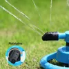 Équipements d'arrosage Arroseur de jardin à 360 ° Outil d'irrigation à 3 bras pour pelouse de ville rotative automatique