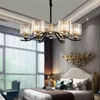Lampes suspendues K9 cristal clair lustre moderne éclairage pour salon salle à manger lustres