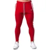 Men's Pants Red Casual Pants Men Cotton Slim Joggers Sweatpants Autumn Training Trousers Male Gym Fitness Bottoms Running Sports Trackpants 230519