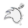 ネックレスGucy Dolphin Pendant Iced Out Necklace Chain Bling Cubic Zircon Personality Hip Hop Rock Jewelry