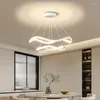 Pendant Lamps Creative Decor Modern LED Lights For Living Dining Bedroom Kitchen Black&White Indoor Hanging Lamp Lustres