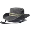 Chapeaux à large bord Seau Chapeaux Pêche Randonnée Soleil Chapeau Hommes Femmes Boonie Chapeau Large Brim Seau Chapeau En Plein Air Safari D'été Cap Coton Seau Chapeau 230519