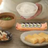 Utensílios de jantar conjuntos de sushi utensílios de madeira de madeira comendo bandeja de bandeja de bandeja de bambu bandejas sashimi placas getA prato