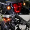 دراجة نارية جديدة LED Mini Truck Light Bullet Bullet Moto Stop LED LED 12V ملاءمة لـ Harley Chopper Motorbike Scooter