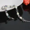 Браслеты JLB052, модные браслеты с драгоценными камнями огненного опала и фиолетовыми кристаллами для женщин, элегантные ювелирные изделия, лучший подарок для влюбленных