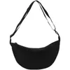 Sacs de taille couleur unie sac de poitrine pour femmes grande capacité voyage bandoulière femme demi-lune ceinture sac dames quotidien rue Fanny Packs 230519