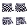 Underpants 4pcs/Pack Men Boxer Underwear Male Teenager Cute Printed Knickers Cartoons Panties Combination Breathbale Soft Shorts