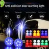 Nouveau 2 pcs Anti-collision Strobe Door Warning Lights 5 Haute luminosité LED Lampe Perles Aimant Induction Signal Lights Veilleuses