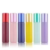 Emballage Bouteilles 10Ml Rouleau De Verre Imprimé Voyage Portable Par Bouteille D'huile Essentielle Mini Aron Couleur Vide Embouteillage Drop Delivery Offi Dhety