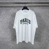 High Edition Paris Luxury Brand Paris City Limited Печать с коротким рукавом футболка с короткими рукавами