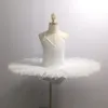 Dancewear Children's Performance Costume Kids Belly Dance Clothing Stage Professional White Ballet Tutu Skirt Swan Lake Ballet Dress 230520