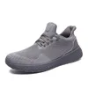 Fashion72 hommes chaussures de course noirs blanc gris bleu marine ruban hommes mode formateur baskets extérieur jogging marche 40-46