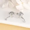 Orecchini a bottone SG 925 Sterling Silver Rana Animale carino Festa della mamma Compleanno Gioielli Regali per le donne Ragazze adolescenti Moglie Fidanzata