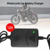 New 12V 1300mA Smart Car Battery Charger Rechargeable Sealed Lead Battery Charger Universal For Car Truck Motorcycle